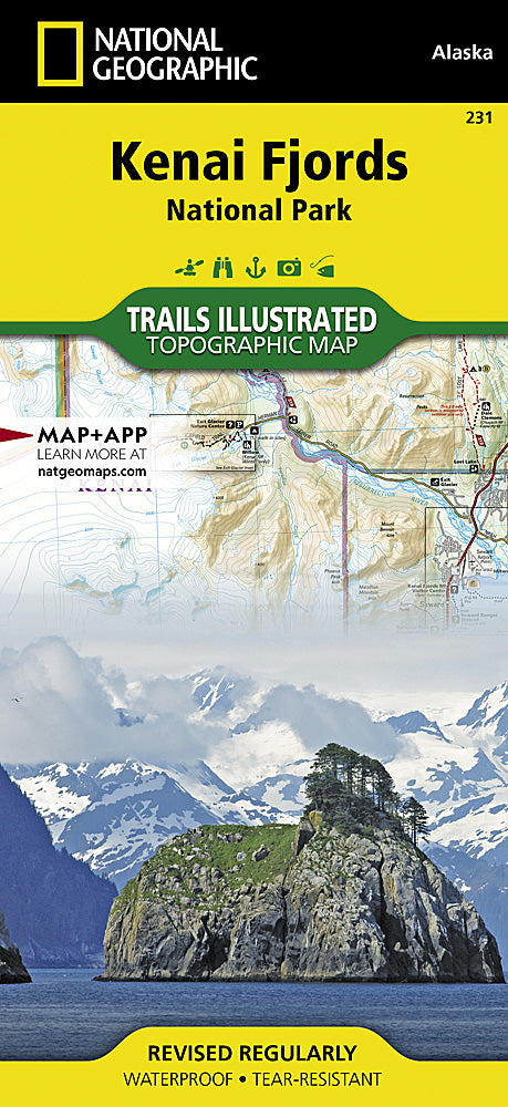 Kenai Fjords National Park Trails Illustrated Topographic Map #231 - Cover