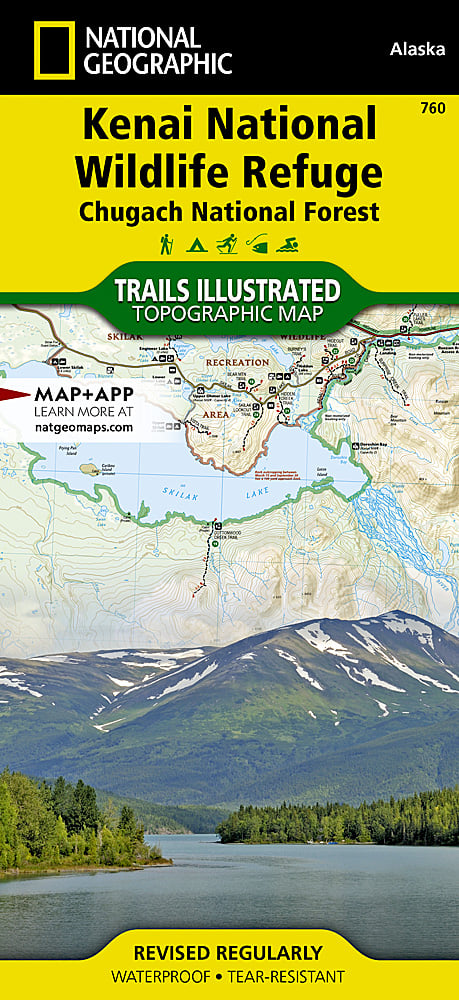 Kenai National Wildlife Refuge Trails Illustrated Topographic Map #760 - Cover