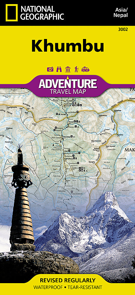 Khumbu (Nepal) Adventure Travel Map by National Geographic - Cover