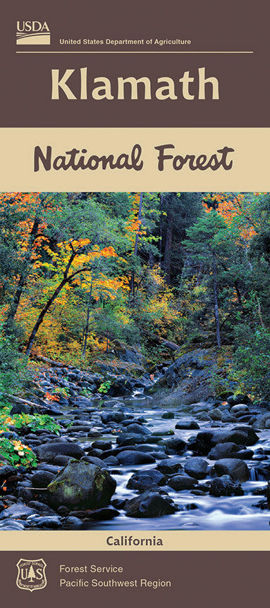Klamath National Forest Service Map - Cover