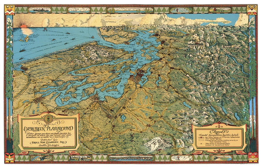 1930s Evergreen Playground Map