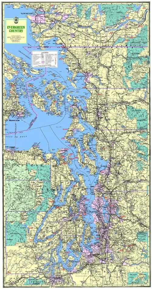 Kroll Evergreen Country Map