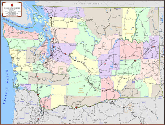 Washington State Commercial Map