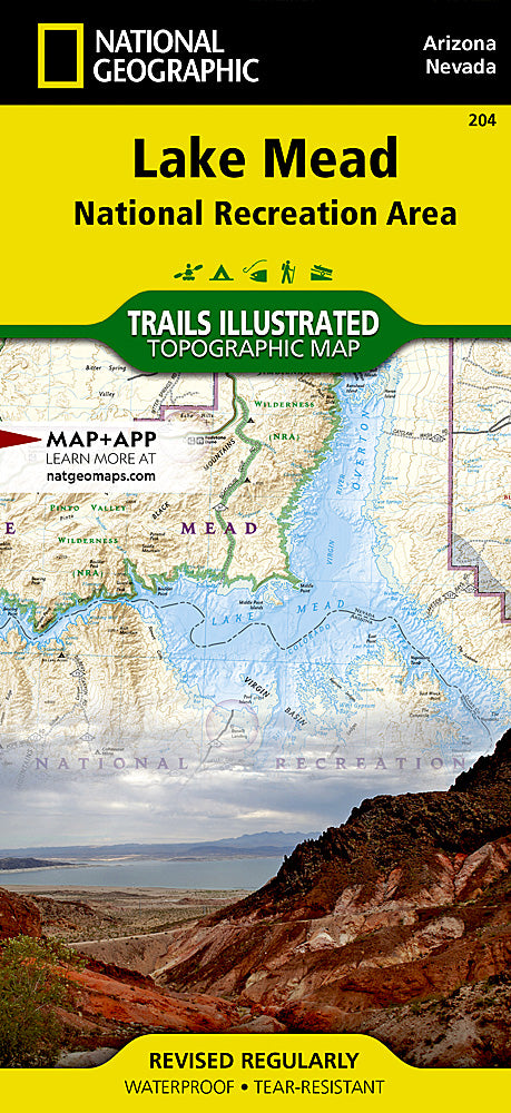 Lake Mead National Recreation Area Trails Illustrated Topographic Map #204 - Cover