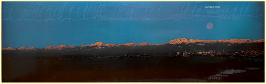 Olympic Mountains Peaks Poster