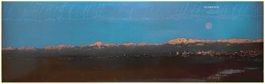 Olympic Mountains Peaks Poster