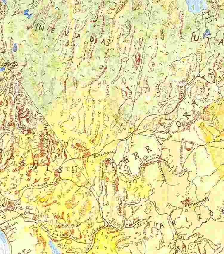 Lewis & Clark (Louisiana Purchase) Map