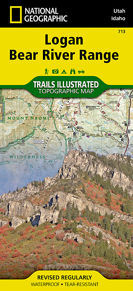 Logan & Bear River Range Trails Illustrated Topographic Map #713 - Cover
