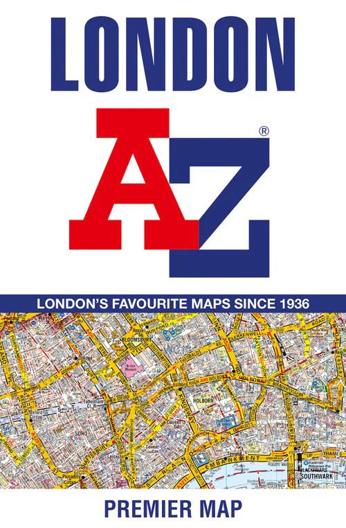 London Premier City Street Map by A-Z Maps - Cover