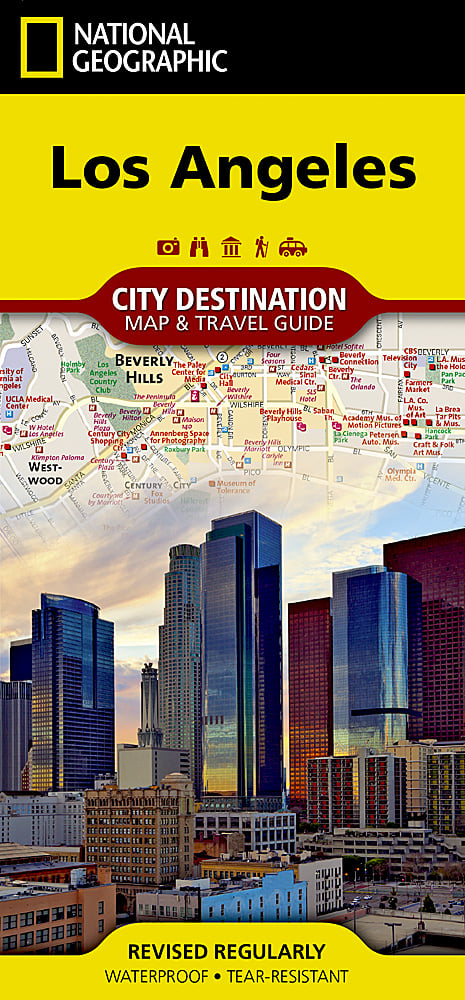 Los Angeles City Destination Map & Travel Guide by National Geographic - Cover