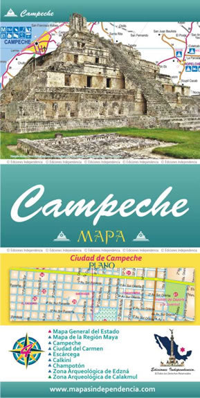 Campeche, Mexico State Road Map - Cover