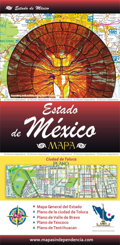 Estado de Mexico, Mexico State Road Map - Cover