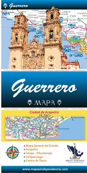 Guerrero, Mexico State Road Map - Cover