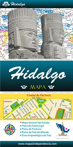 Hidalgo, Mexico State Road Map - Cover