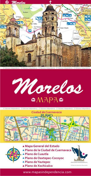 Morelos, Mexico State Road Map - Cover