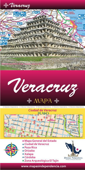 Veracruz, Mexico State Road Map - Cover