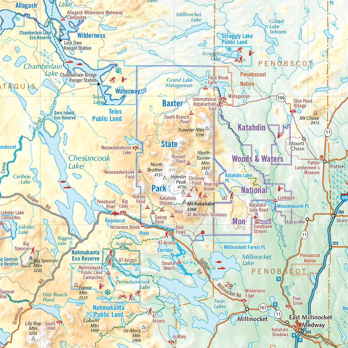 Maine Recreation Map