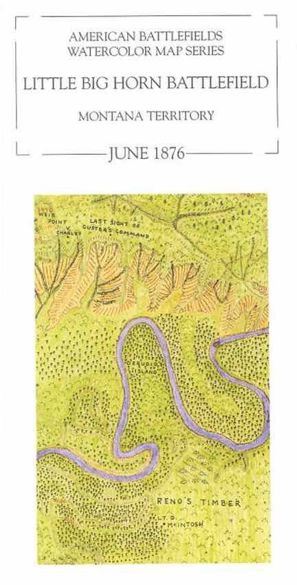 Little Big Horn Battlefield Map