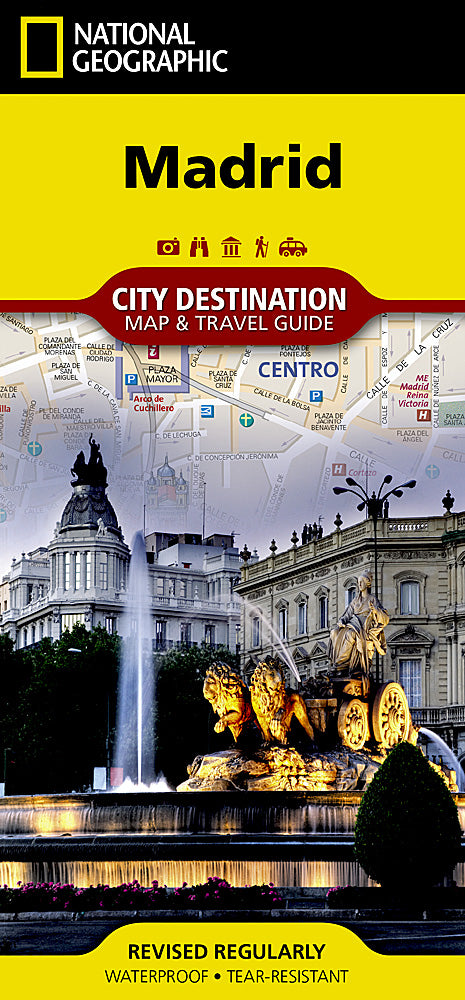 Madrid City Map & Travel Guide by National Geographic - Cover