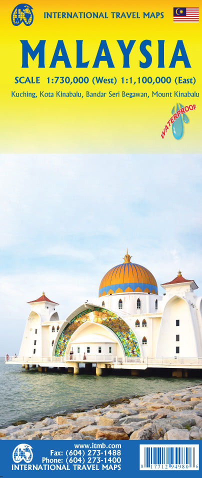 Malaysia Travel & Reference Map by ITMB - Cover