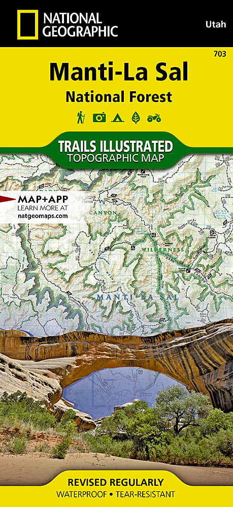 Manti-La Sal National Forest Trails Illustrated Topographic Map #703 - Cover