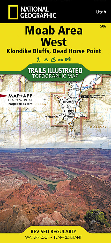 Moab Area West Trails Illustrated Topographic Map #506 - Cover
