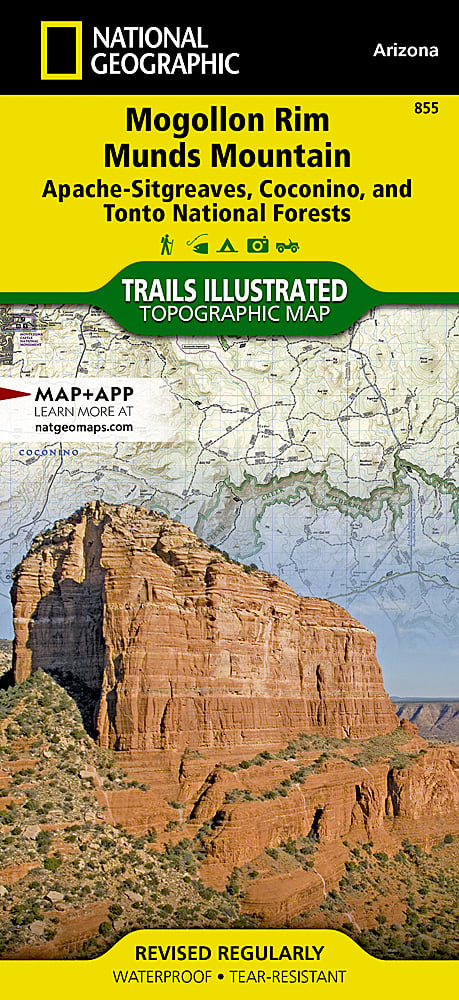 Mogollon Rim & Munds Mountain Trails Illustrated Topographic Map #855 ...