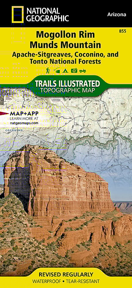 Mogollon Rim & Munds Mountain Trails Illustrated Topographic Map #855 - Cover
