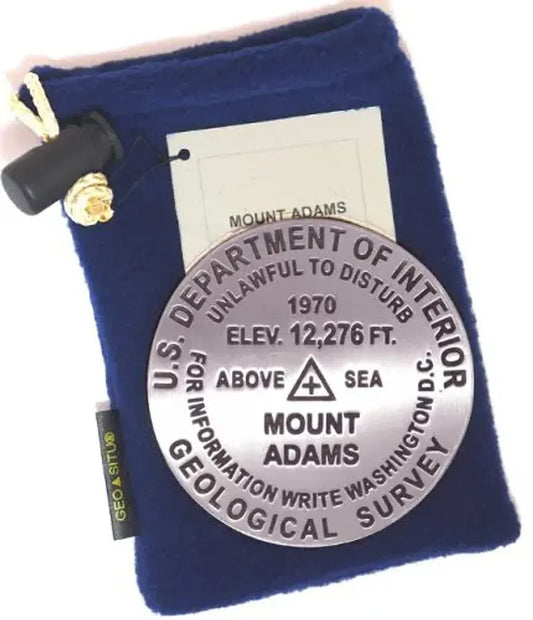 Mount Adams Bench Mark Medallion