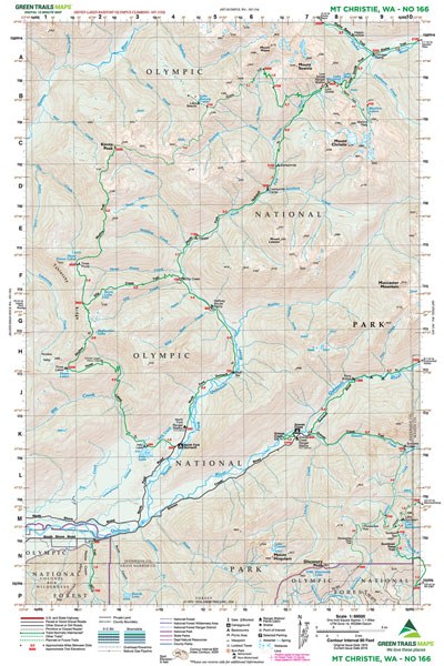 Mount Christie, WA - Green Trails Map #166