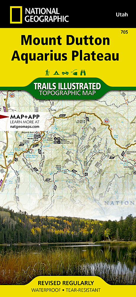 Mount Dutton & Aquarius Plateau Trails Illustrated Topographic Map #705 - Cover