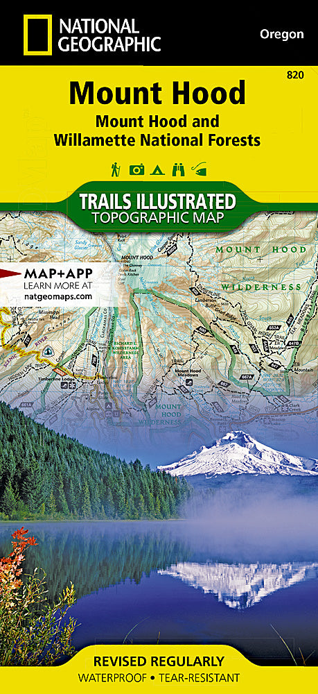 Mt. Hood Trails Illustrated Topographic Map #820 - Cover