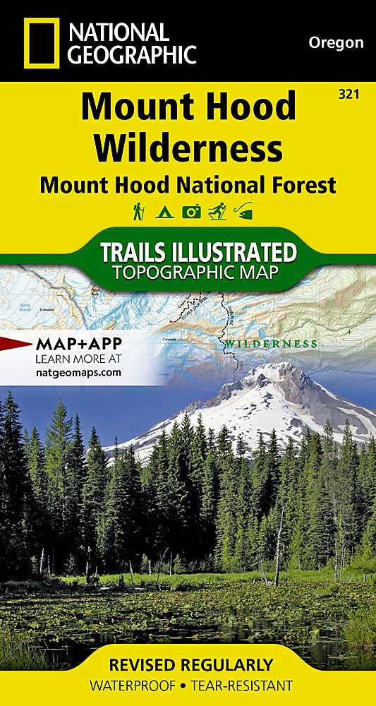 Mount Hood Wilderness Trails Illustrated Topographic Map #321 - Cover