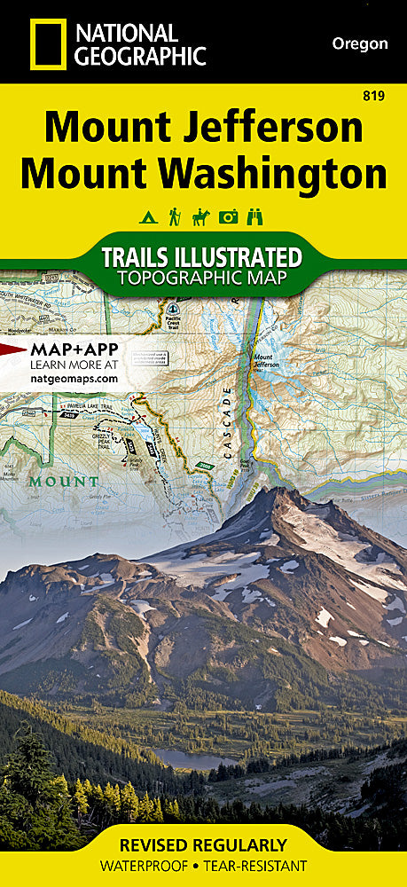 Mt. Jefferson & Mt. Washington Wilderness Areas Trails Illustrated Topographic Map #819 - Cover