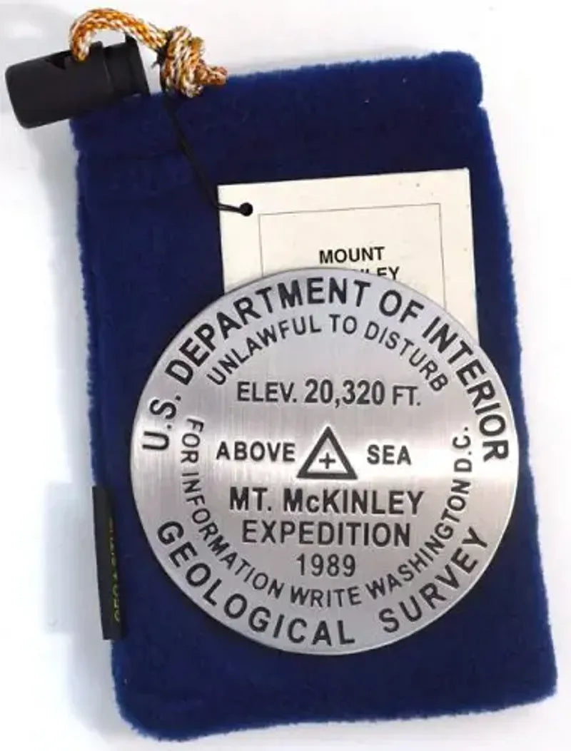 Mt. McKinley Bench Mark Medallion