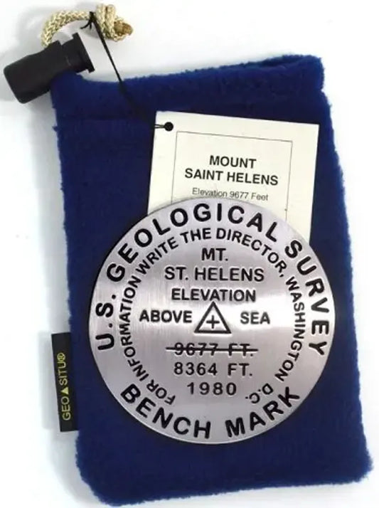Mt. St. Helens Bench Mark Medallion