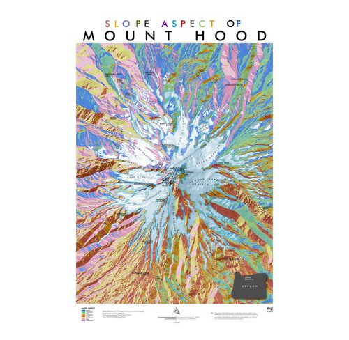 Slope Aspect of Mount Hood