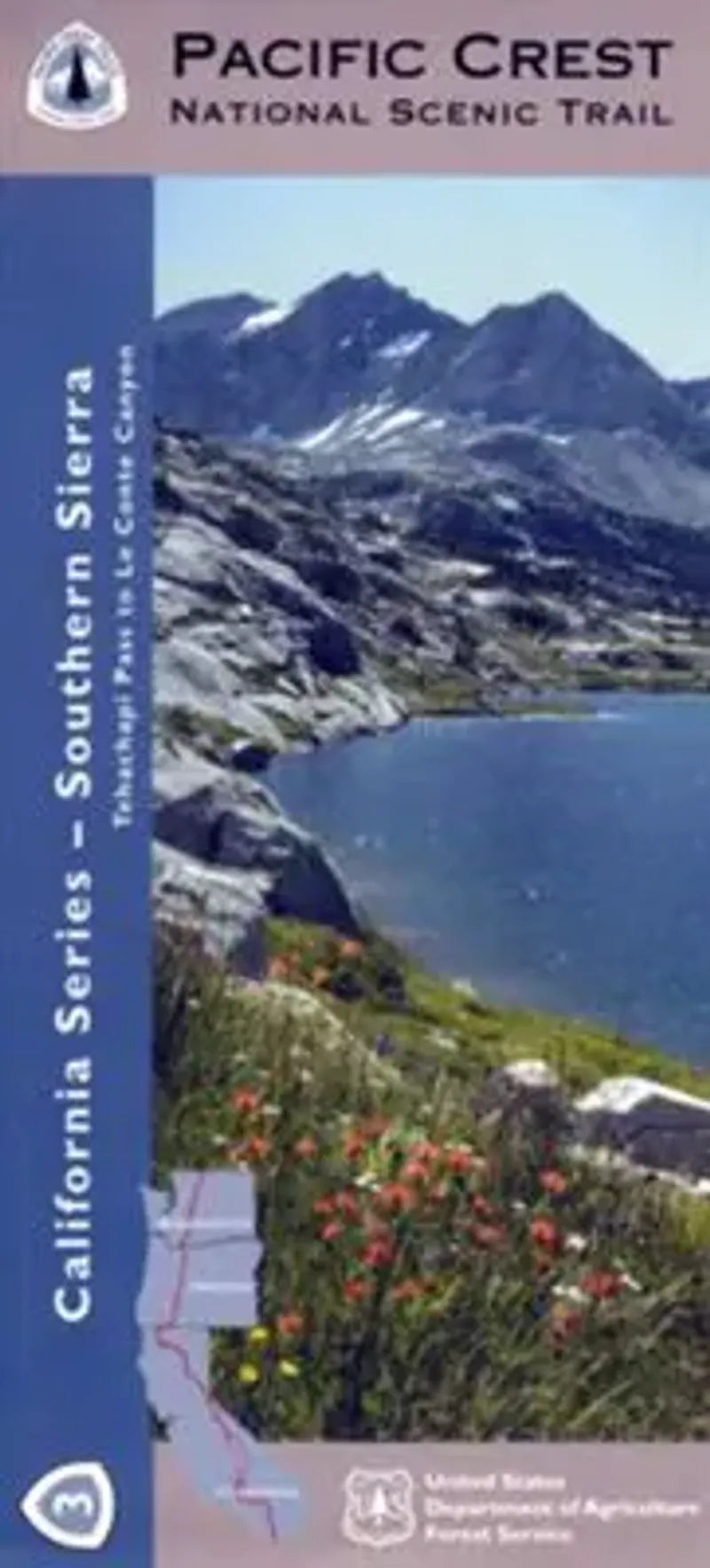 Pct Earth Map Pacific Crest Trail California Map - Section 3: Southern Sierra ...
