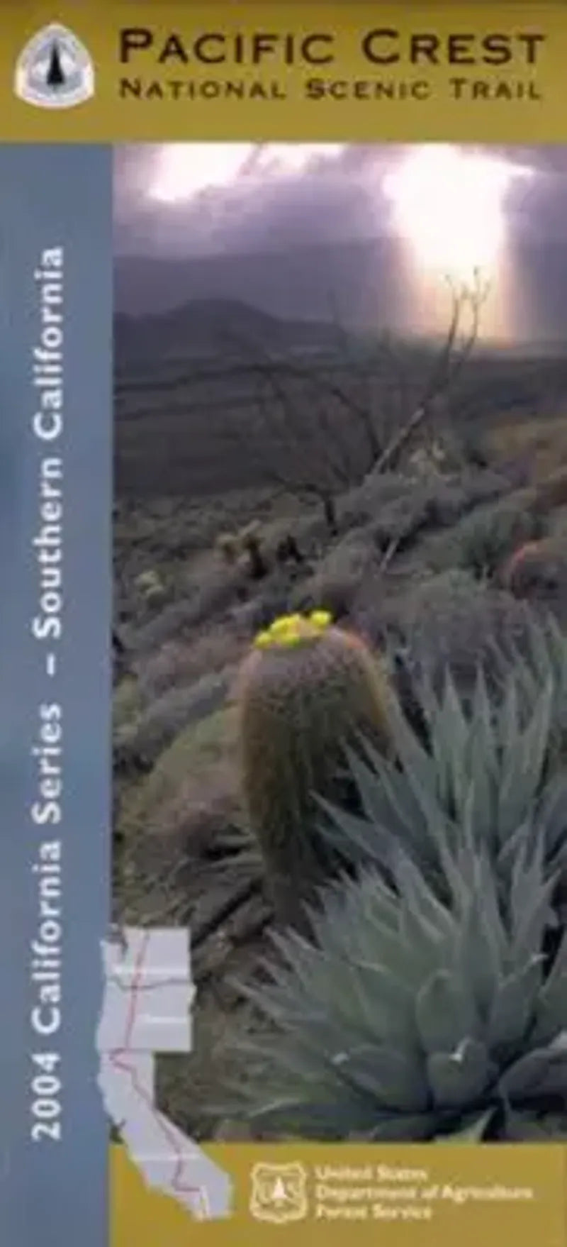 Pacific Crest National Scenic Trail Map by U.S. Forest Service - Southern California #1 - Cover