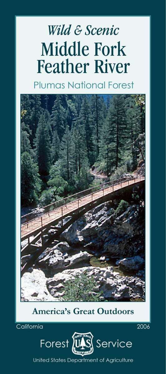 Plumas National Forest - Wild & Scenic Middle Fork Feather River Forest Service Map - Cover