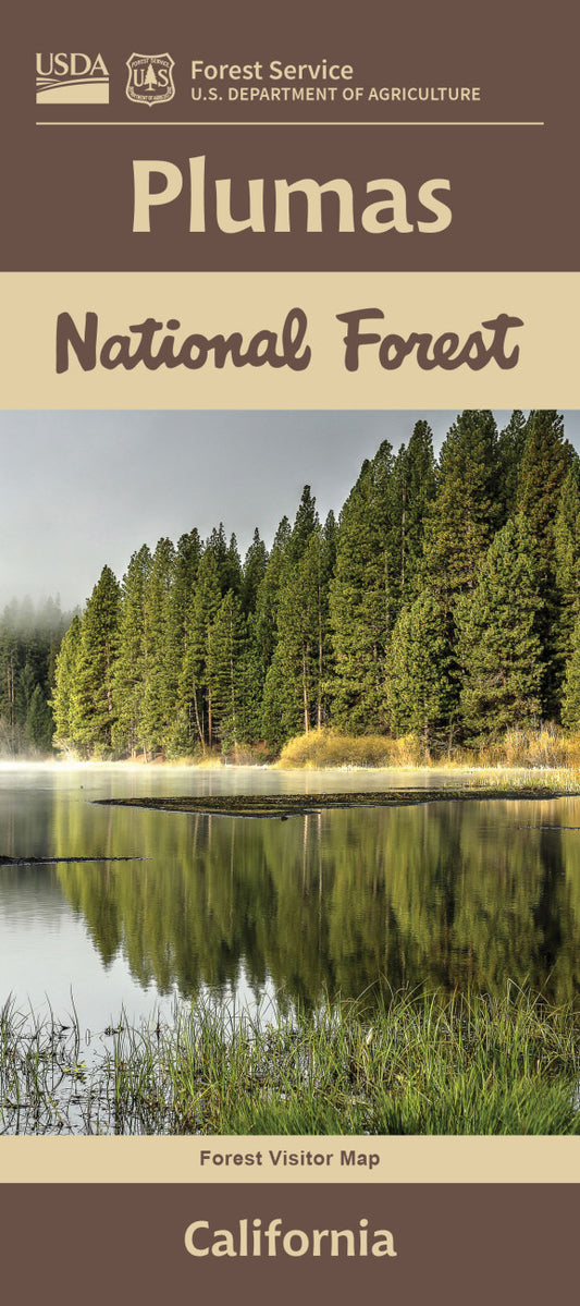 Plumas National Forest Service Map - Cover