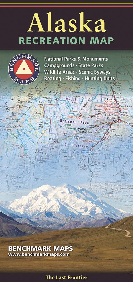 Alaska Recreation Folded Map by Benchmark Maps - Cover