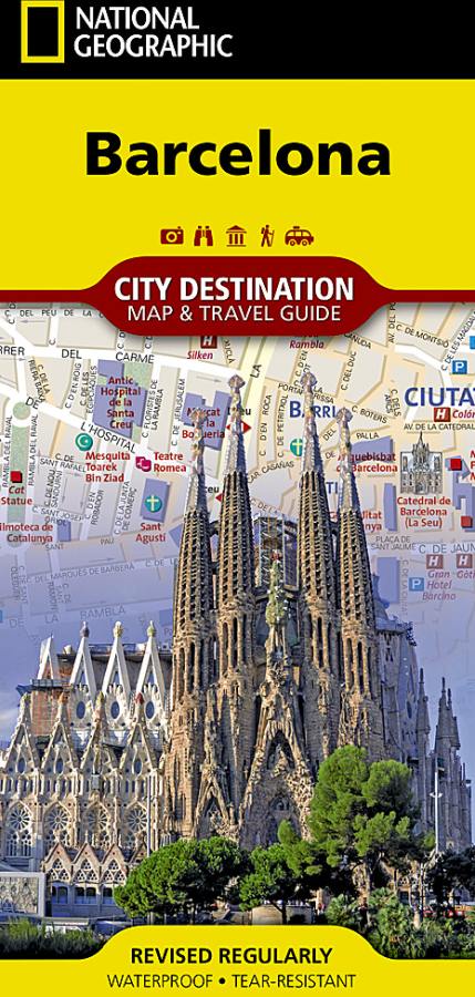 Barcelona Destination Map & Travel Guide by National Geographic - Cover