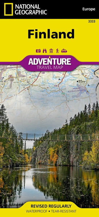Finland Adventure Travel Map by National Geographic #3333 - Cover