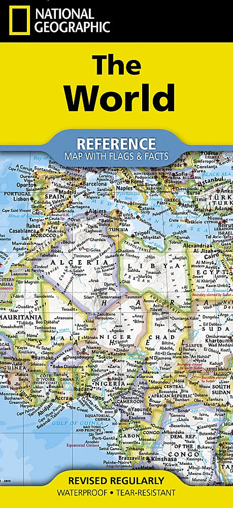 World Folded Reference Map by National Geographic - Cover