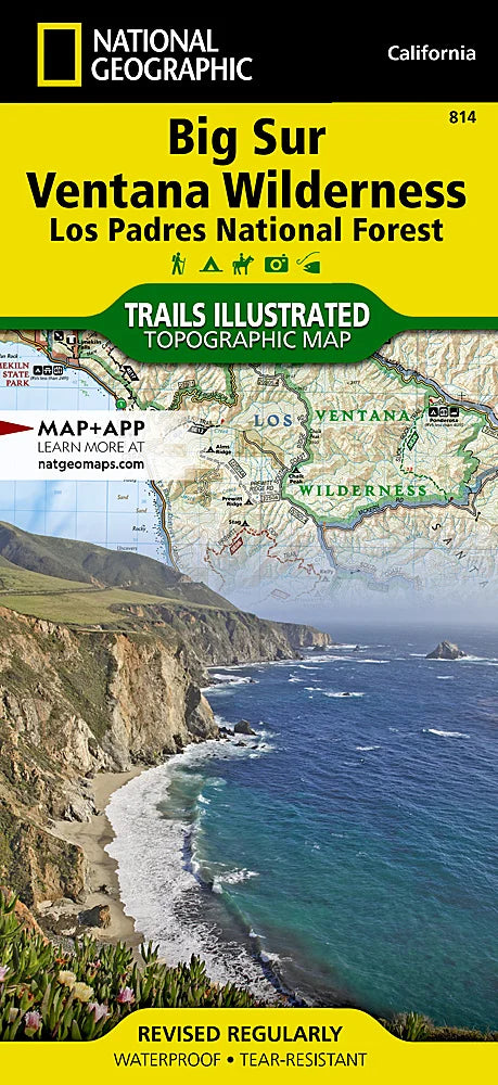 Big Sur & Ventana Wilderness Map