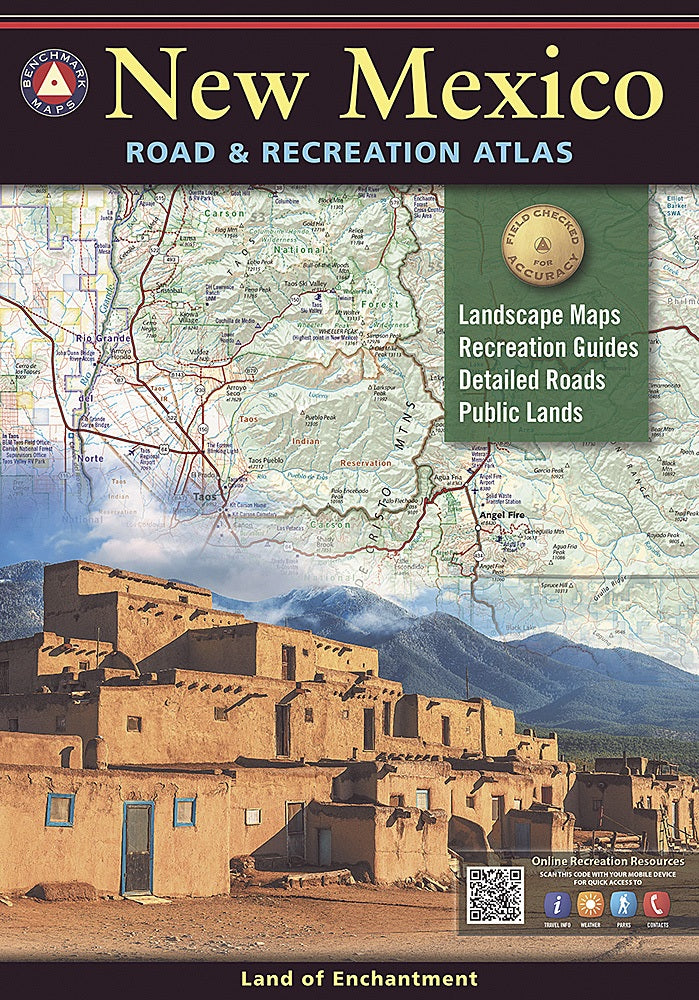 New Mexico Road & Recreation Atlas by Benchmark Maps - Cover