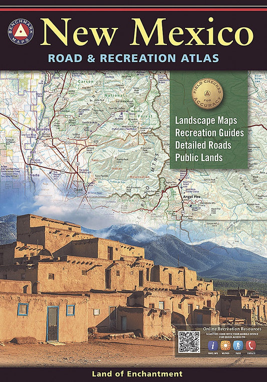 New Mexico Road & Recreation Atlas by Benchmark Maps - Cover