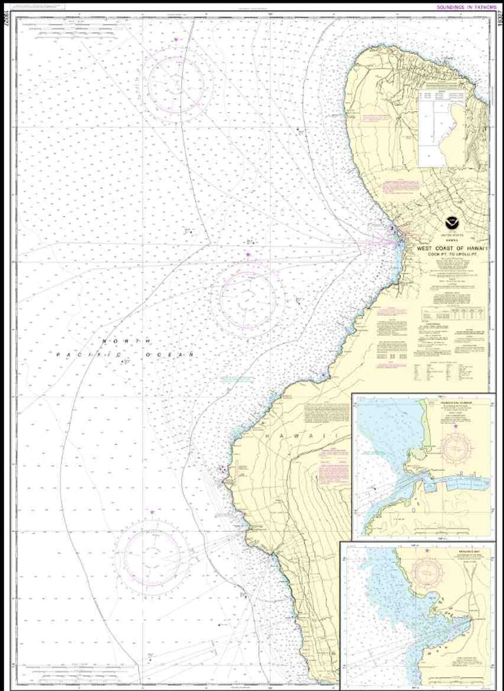 NOAA Nautical Chart #19327 - West Coast of the Big Island of Hawaii