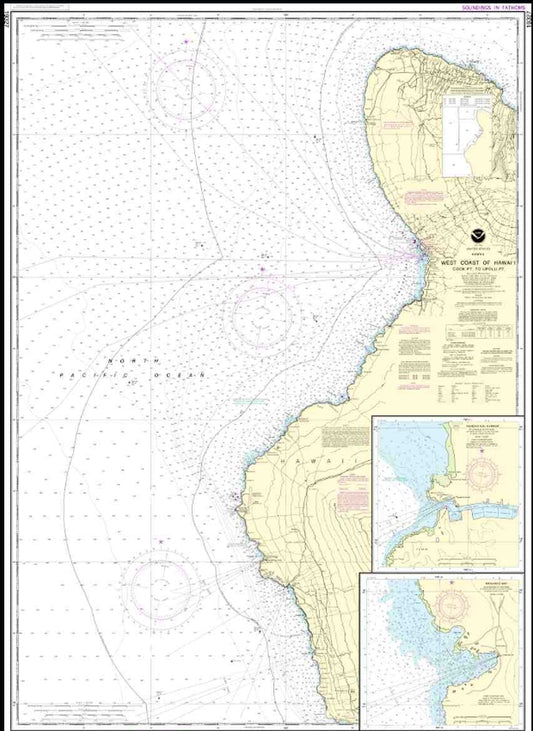 NOAA Nautical Chart #19327 - West Coast of the Big Island of Hawaii